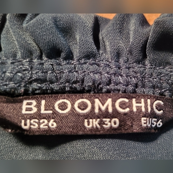 Bloomchic Broderie Frill Trim Lantern Sleeve Blouse - Picture 10 of 10